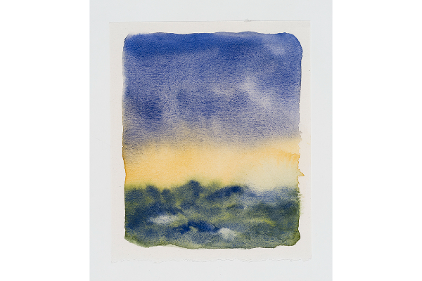 Transported XXIX, Watercolour on Saint Armand, 9x10 in.